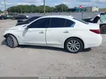 2018 Infiniti Q50 2.0t Pure White vin: JN1CV7AP0JM240858