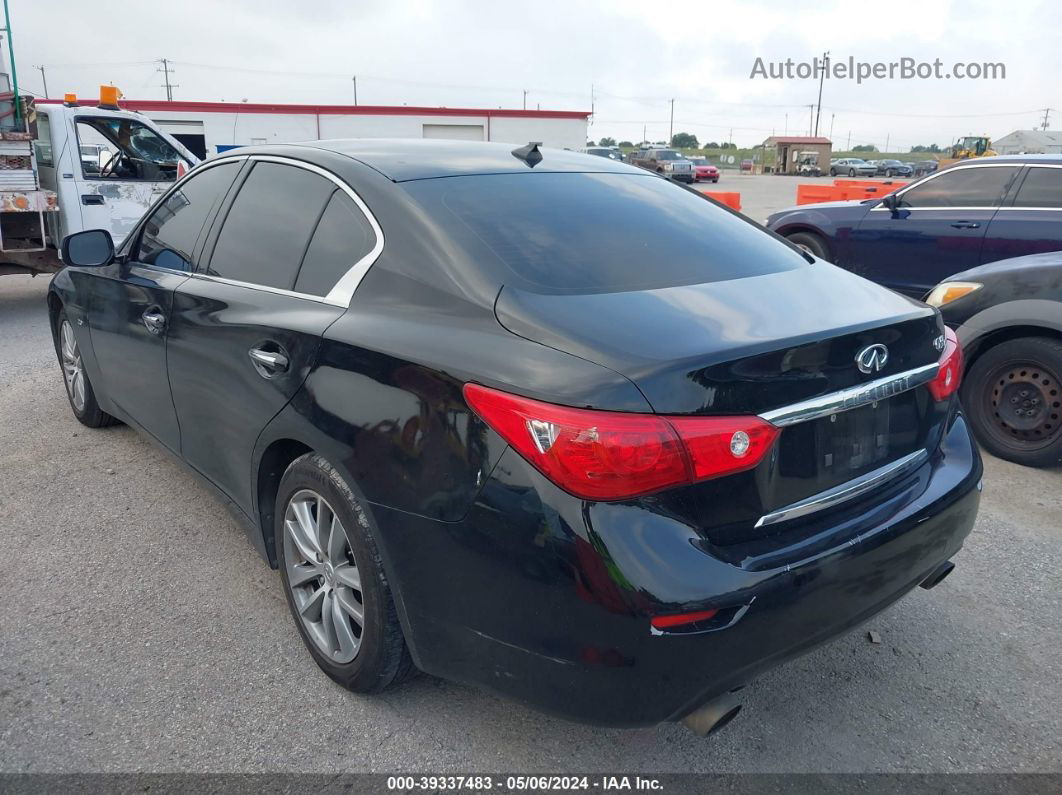 2016 Infiniti Q50 2.0t Base/2.0t Premium Black vin: JN1CV7AP2GM200614