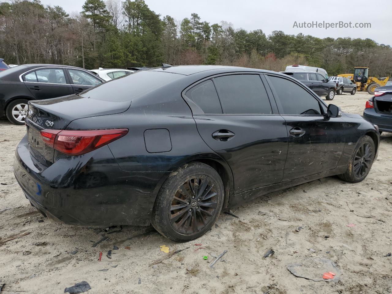 2018 Infiniti Q50 Pure Черный vin: JN1CV7AP2JM241168