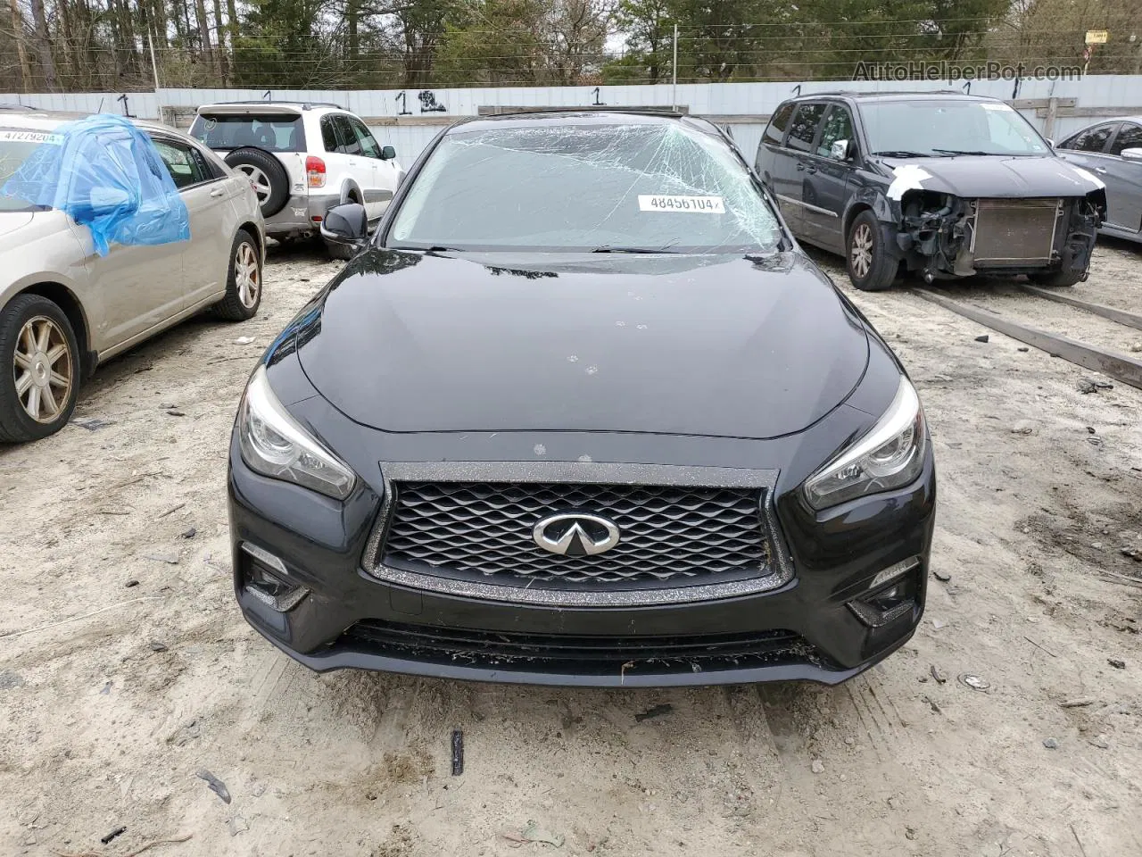 2018 Infiniti Q50 Pure Черный vin: JN1CV7AP2JM241168