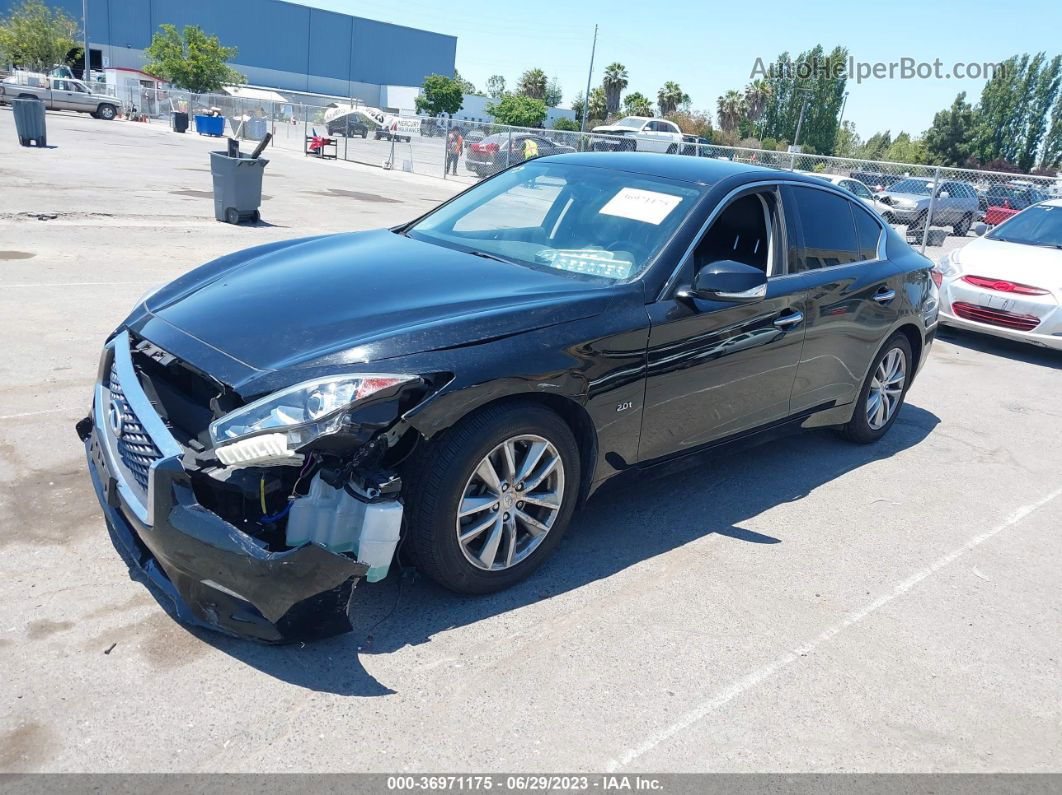 2018 Infiniti Q50 2.0t Pure Black vin: JN1CV7AP3JM241096