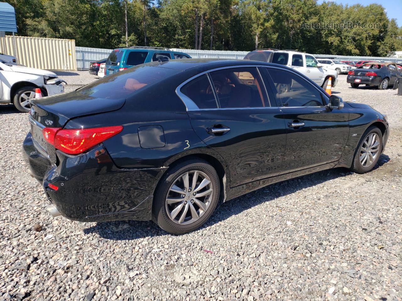 2016 Infiniti Q50 Base Black vin: JN1CV7AP4GM203305