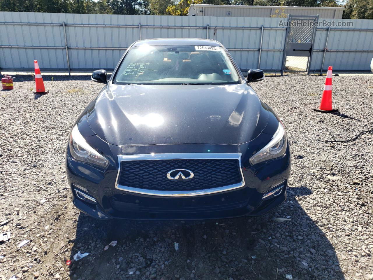 2016 Infiniti Q50 Base Black vin: JN1CV7AP4GM203305