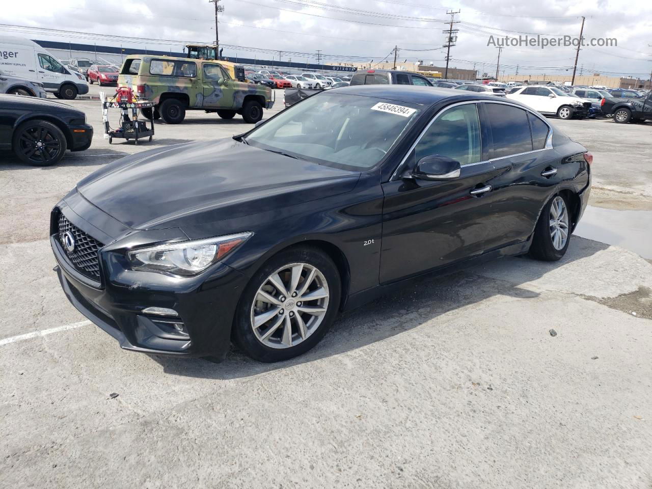 2018 Infiniti Q50 Pure Black vin: JN1CV7AP4JM241169