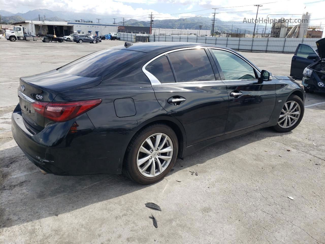 2018 Infiniti Q50 Pure Black vin: JN1CV7AP4JM241169