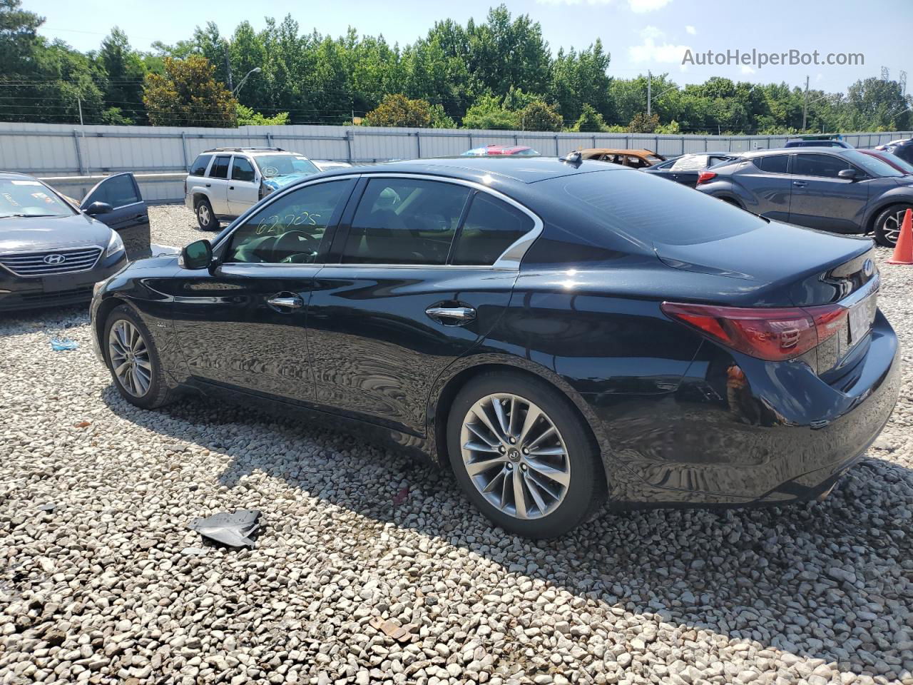 2018 Infiniti Q50 Pure Черный vin: JN1CV7AP5JM240676