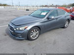 2016 Infiniti Q50 2.0t Base Gray vin: JN1CV7AP6GM200826