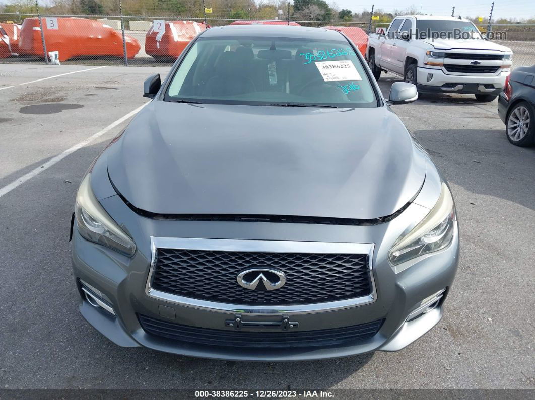 2016 Infiniti Q50 2.0t Base Gray vin: JN1CV7AP6GM200826