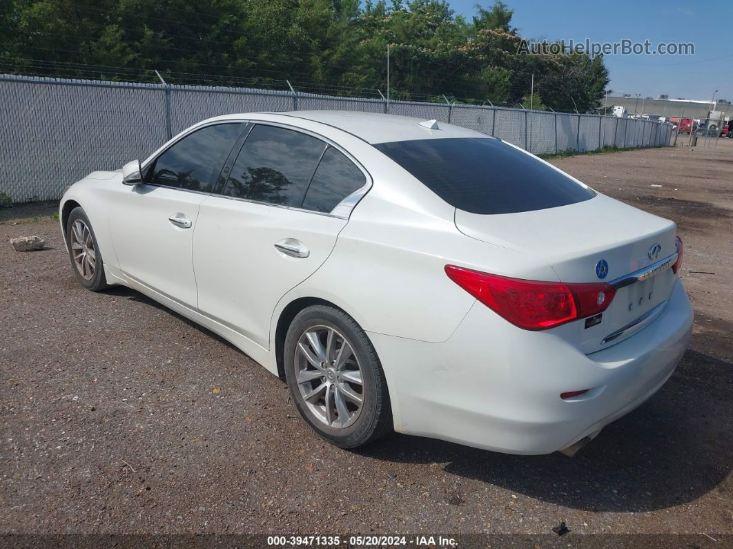 2016 Infiniti Q50 2.0t Premium White vin: JN1CV7AP6GM202754