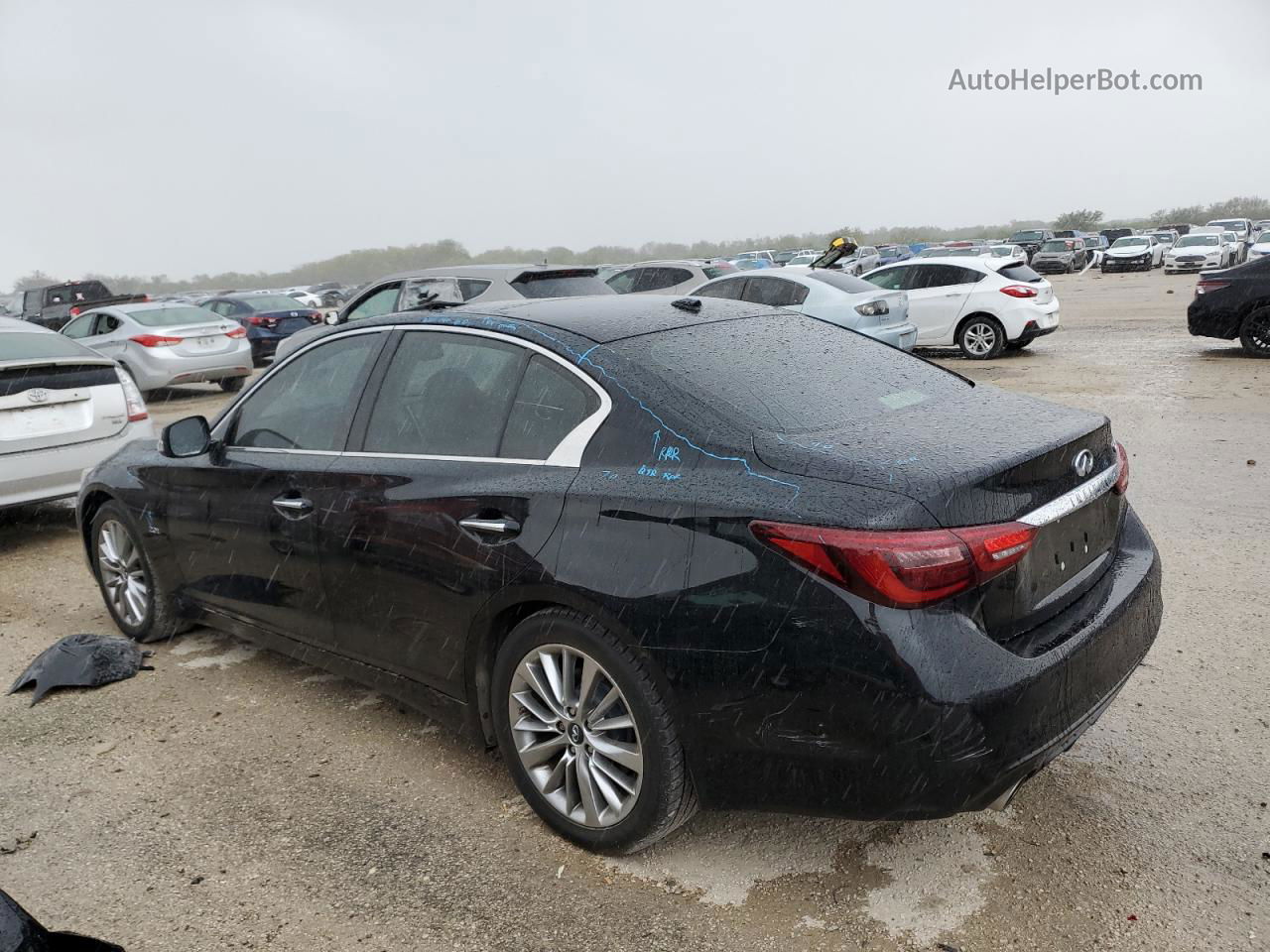 2018 Infiniti Q50 Pure Black vin: JN1CV7AP7JM241473