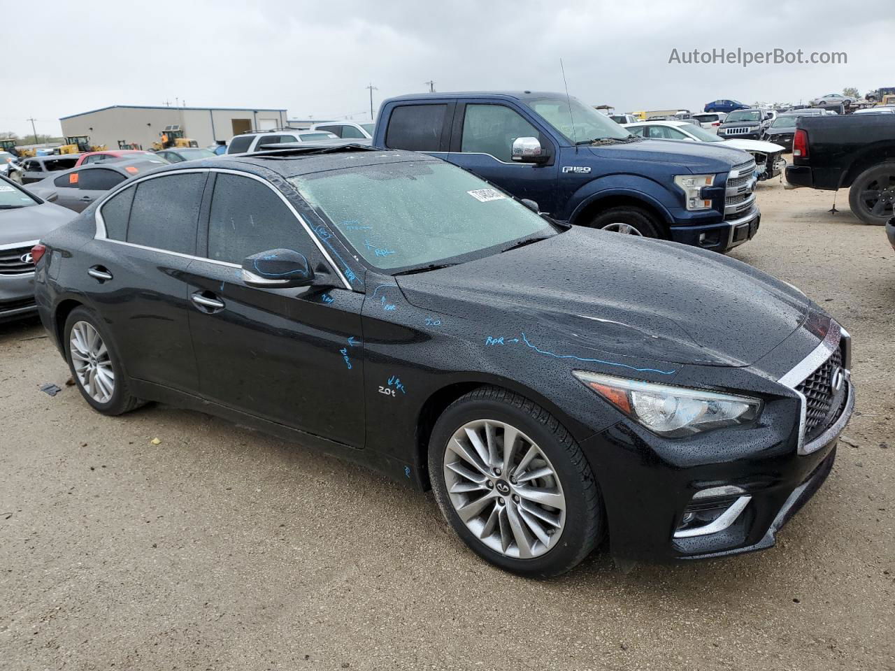 2018 Infiniti Q50 Pure Black vin: JN1CV7AP7JM241473