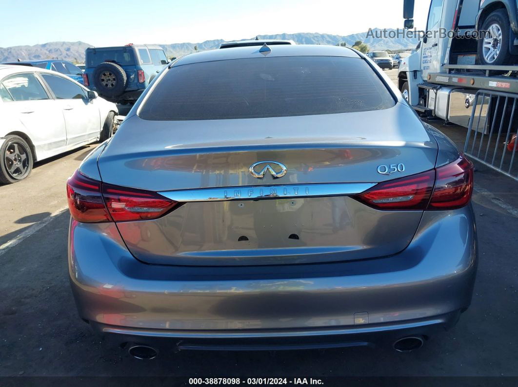 2018 Infiniti Q50 2.0t Luxe Gray vin: JN1CV7AP7JM241523