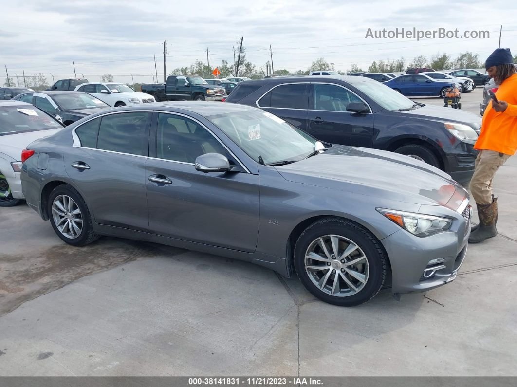 2016 Infiniti Q50 2.0t Premium Gray vin: JN1CV7AP8GM200052