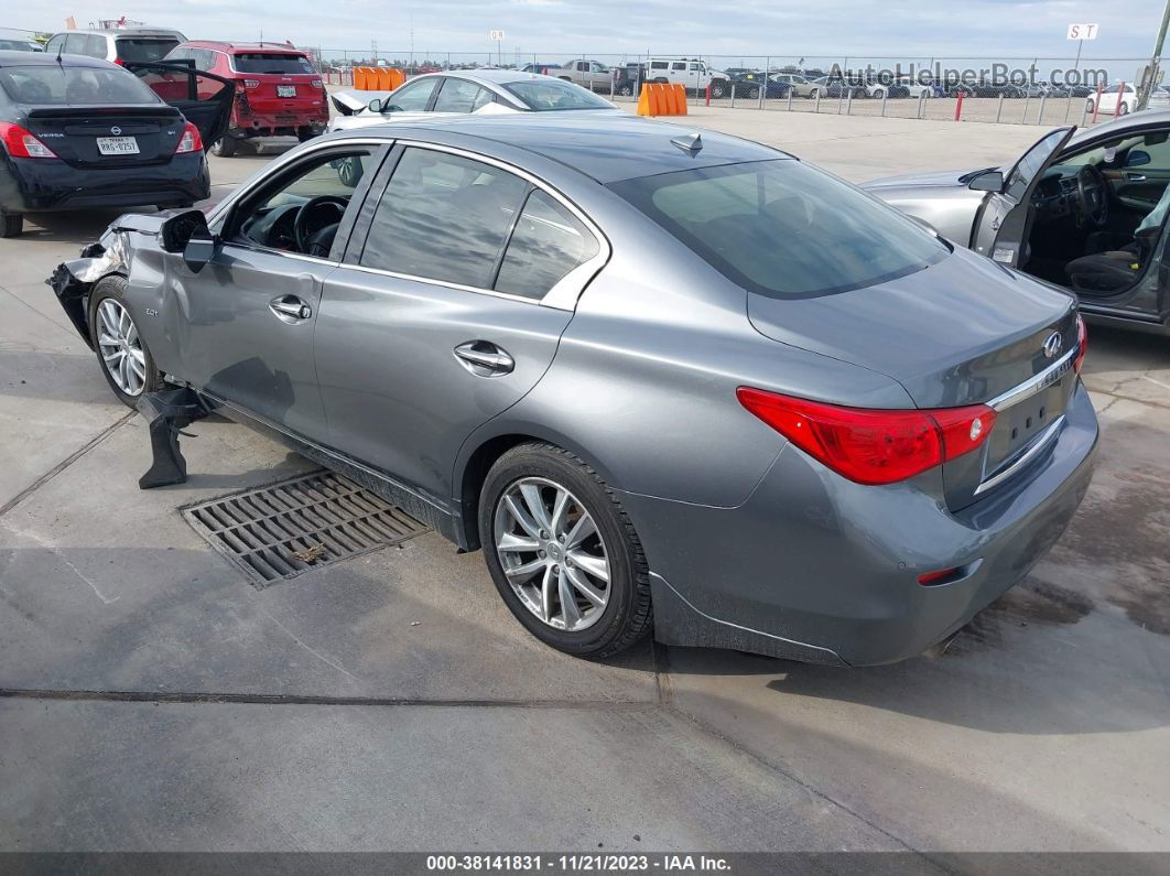 2016 Infiniti Q50 2.0t Premium Gray vin: JN1CV7AP8GM200052