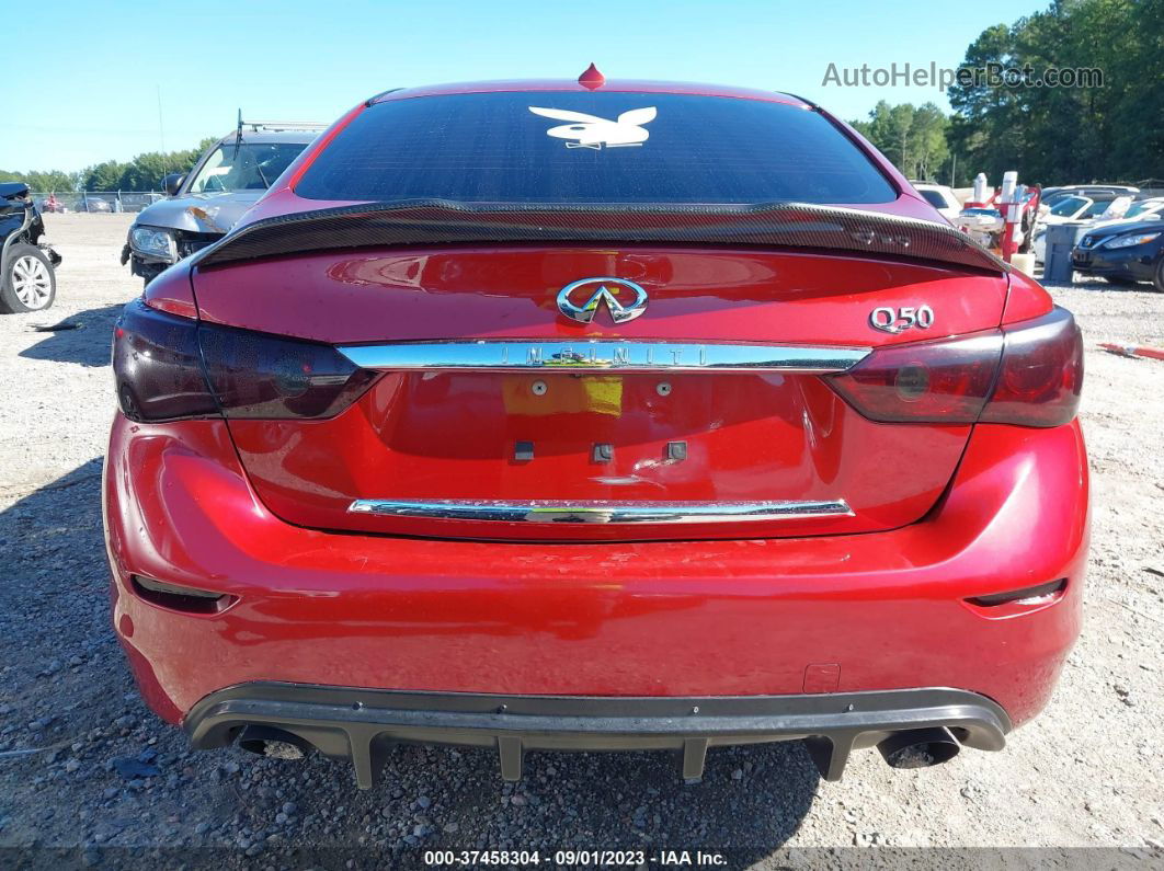 2016 Infiniti Q50 2.0t Premium Red vin: JN1CV7AP8GM201931