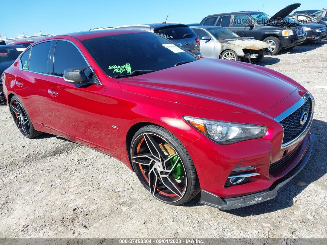 2016 Infiniti Q50 2.0t Premium Red vin: JN1CV7AP8GM201931