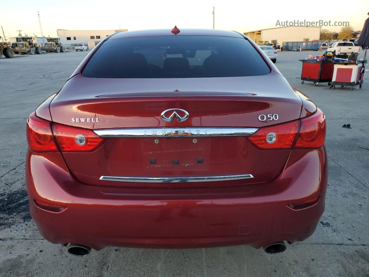 2016 Infiniti Q50 Base Бордовый vin: JN1CV7AP8GM202755