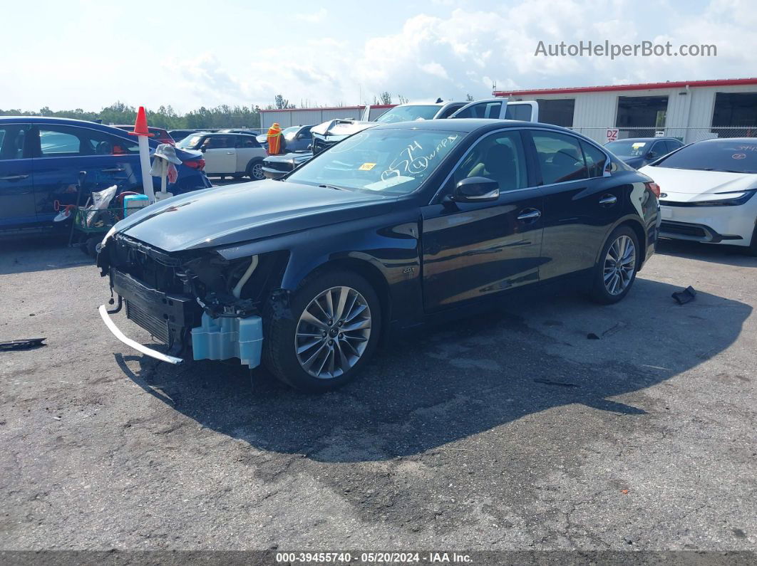 2018 Infiniti Q50 2.0t Luxe Black vin: JN1CV7AP8JM240574