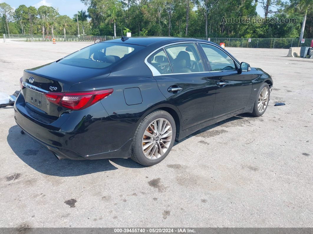 2018 Infiniti Q50 2.0t Luxe Black vin: JN1CV7AP8JM240574