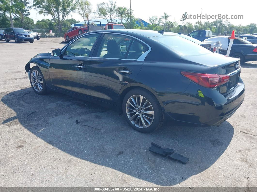 2018 Infiniti Q50 2.0t Luxe Black vin: JN1CV7AP8JM240574