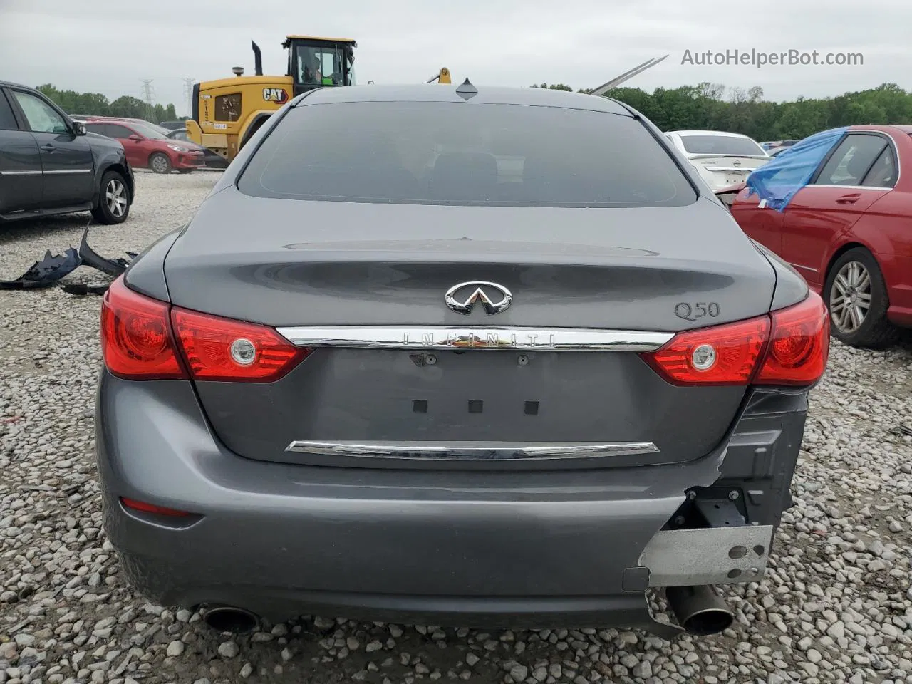 2016 Infiniti Q50 Base Gray vin: JN1CV7APXGM202496