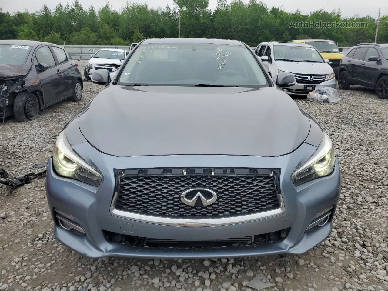 2016 Infiniti Q50 Base Серый vin: JN1CV7APXGM202496