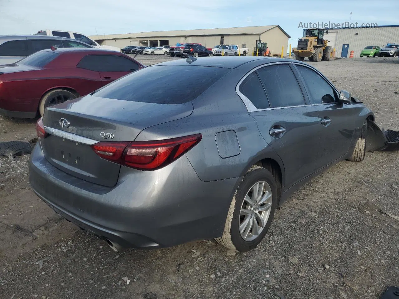 2018 Infiniti Q50 Pure Gray vin: JN1CV7APXJM240639