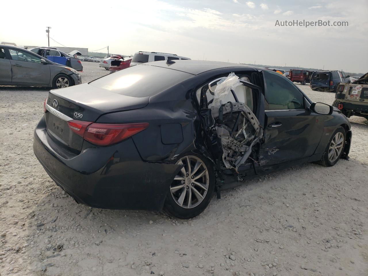 2018 Infiniti Q50 Pure Black vin: JN1CV7APXJM241614