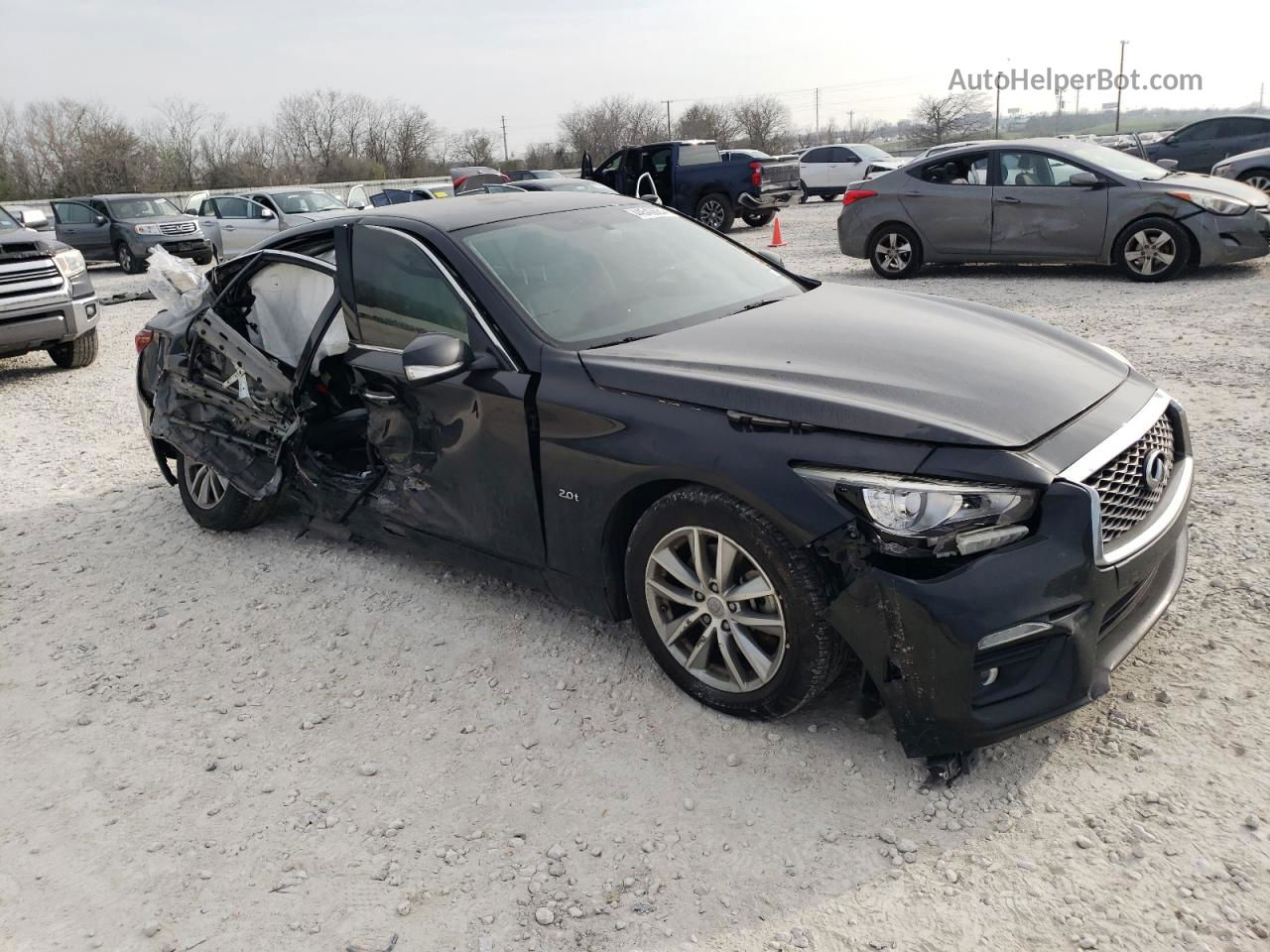 2018 Infiniti Q50 Pure Black vin: JN1CV7APXJM241614