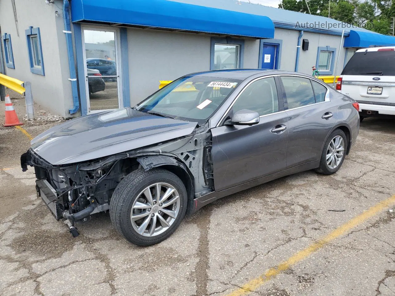 2016 Infiniti Q50 Base Gray vin: JN1CV7AR1GM253225