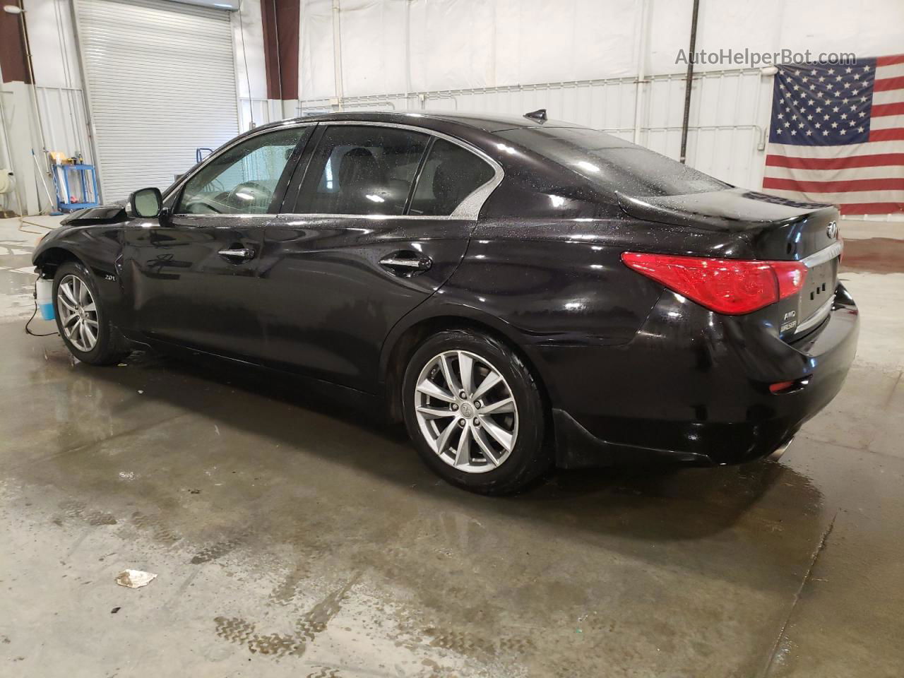 2016 Infiniti Q50 Base Black vin: JN1CV7AR3GM251038