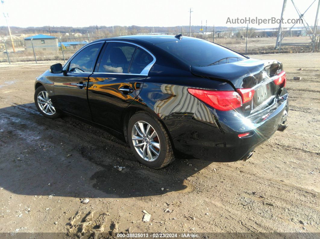 2016 Infiniti Q50 2.0t Base/2.0t Premium Black vin: JN1CV7AR4GM250559