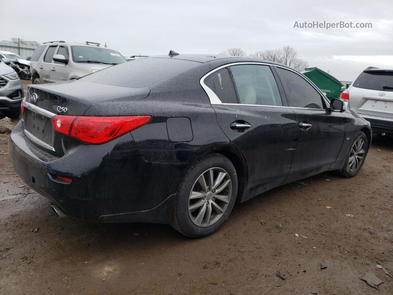 2016 Infiniti Q50 Base Черный vin: JN1CV7AR6GM250904