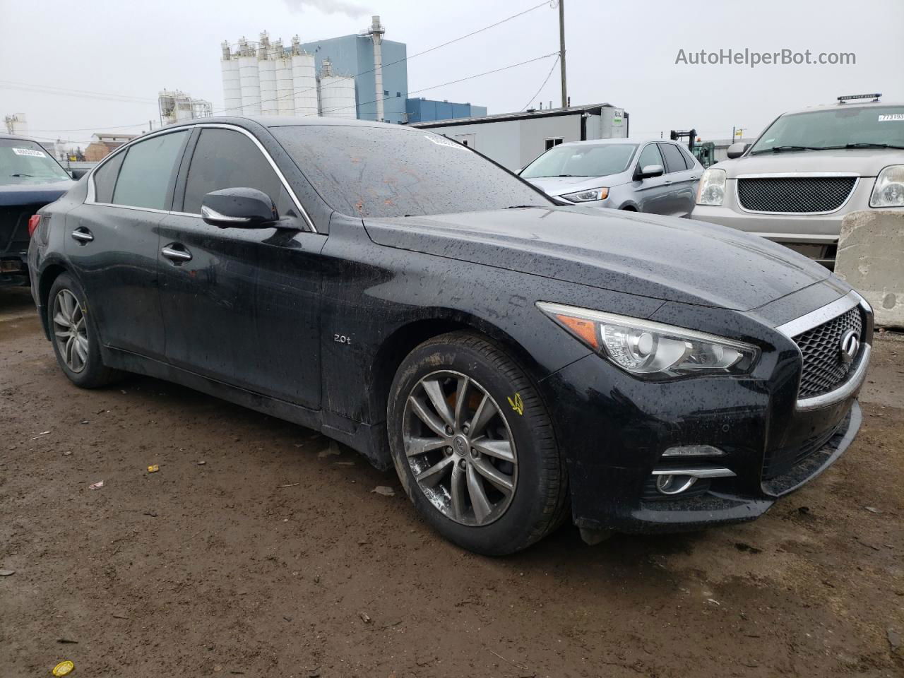 2016 Infiniti Q50 Base Черный vin: JN1CV7AR6GM250904