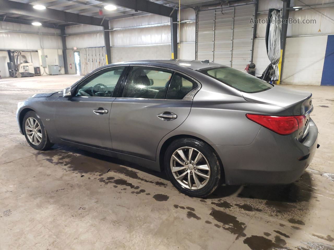 2016 Infiniti Q50 Base Gray vin: JN1CV7AR6GM250921