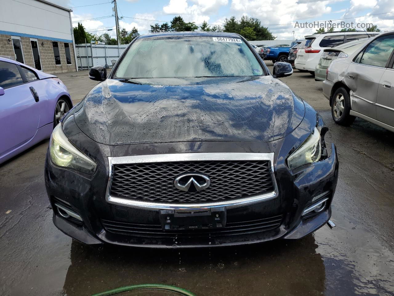 2016 Infiniti Q50 Base Black vin: JN1CV7AR7GM251771