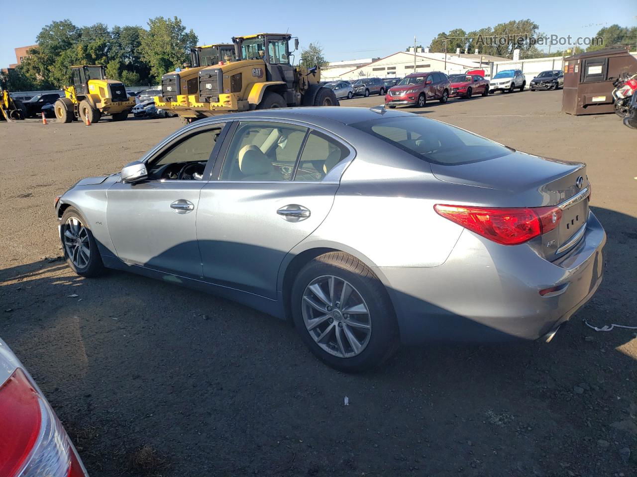 2016 Infiniti Q50 Base Бирюзовый vin: JN1CV7AR7GM252256