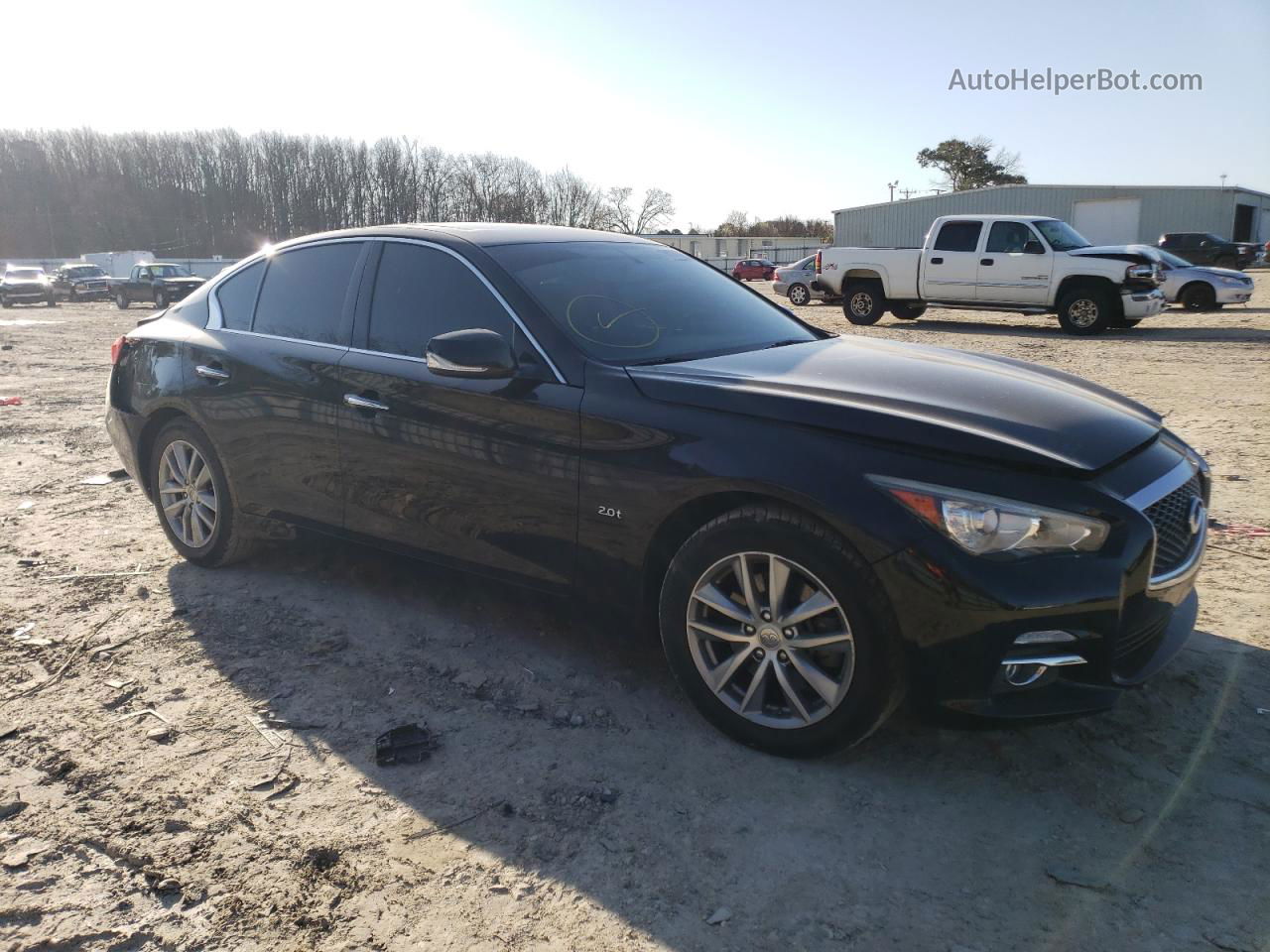 2016 Infiniti Q50 Base Фиолетовый vin: JN1CV7AR8GM253108