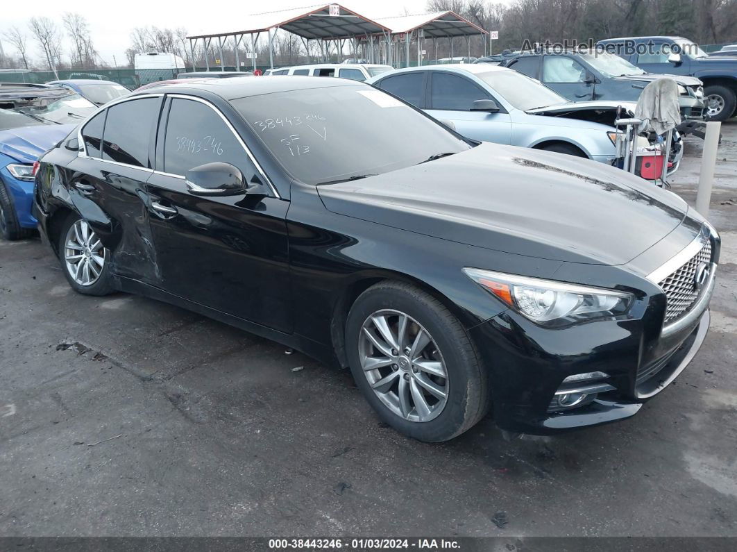 2016 Infiniti Q50 2.0t Premium Black vin: JN1CV7AR9GM253361