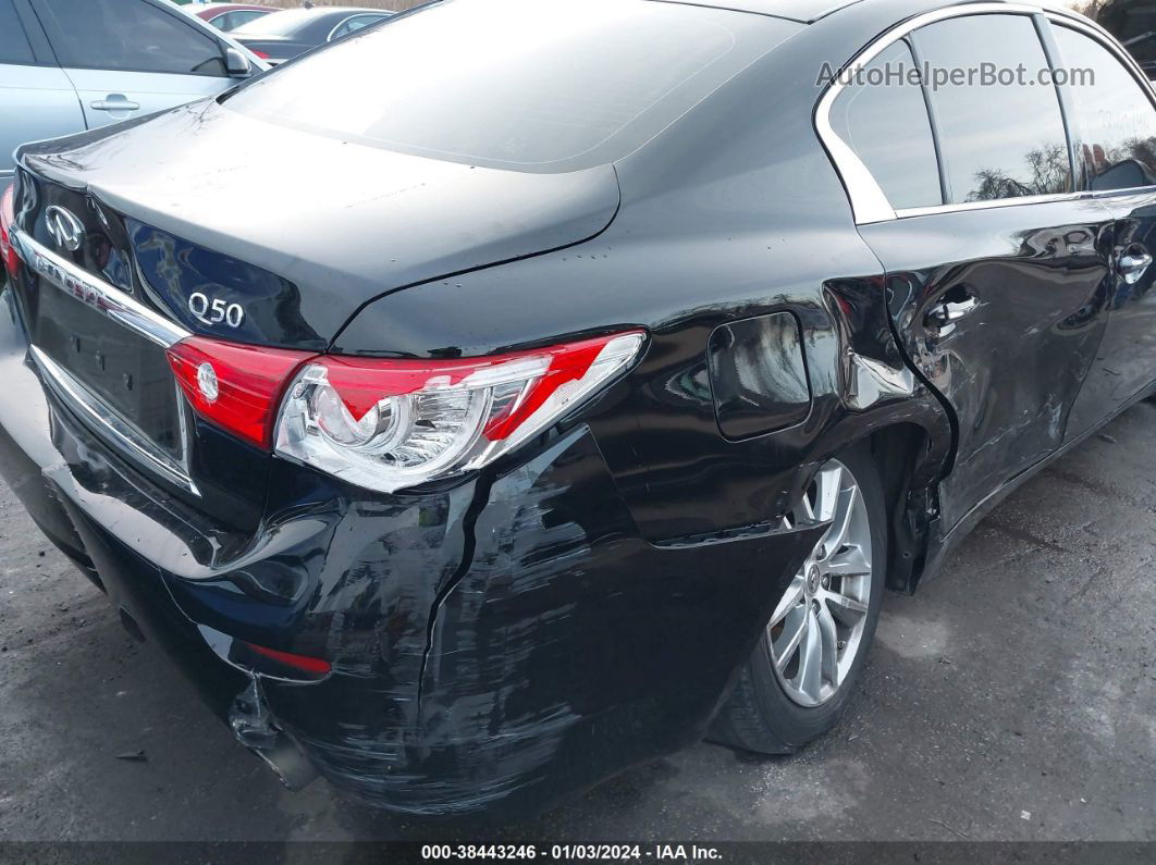 2016 Infiniti Q50 2.0t Premium Black vin: JN1CV7AR9GM253361