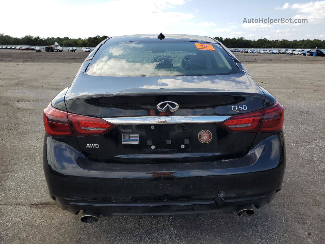 2018 Infiniti Q50 Pure Black vin: JN1CV7ARXJM280804