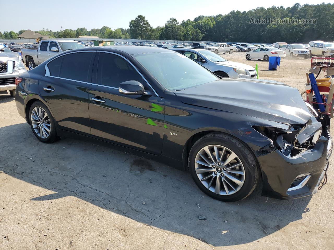 2018 Infiniti Q50 Pure Black vin: JN1CV7ARXJM490058