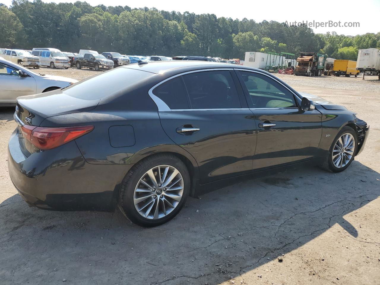 2018 Infiniti Q50 Pure Black vin: JN1CV7ARXJM490058