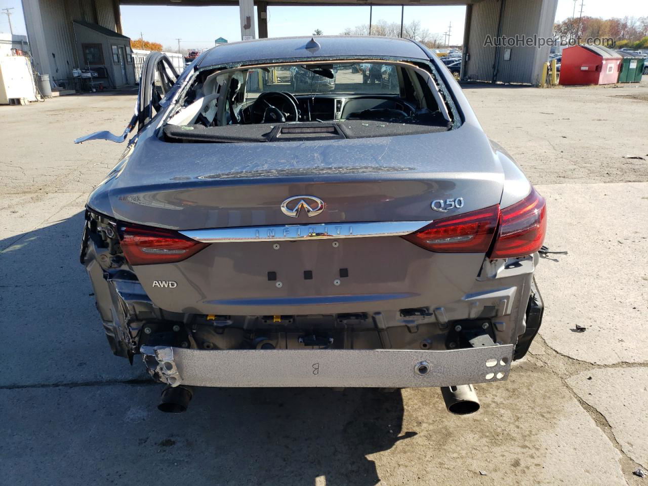 2019 Infiniti Q50 Pure Silver vin: JN1CV7ARXKM350061