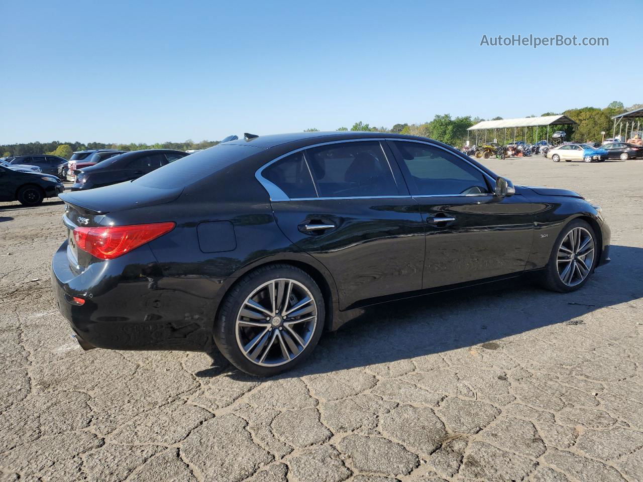 2016 Infiniti Q50 Premium Черный vin: JN1EV7AP0GM302390