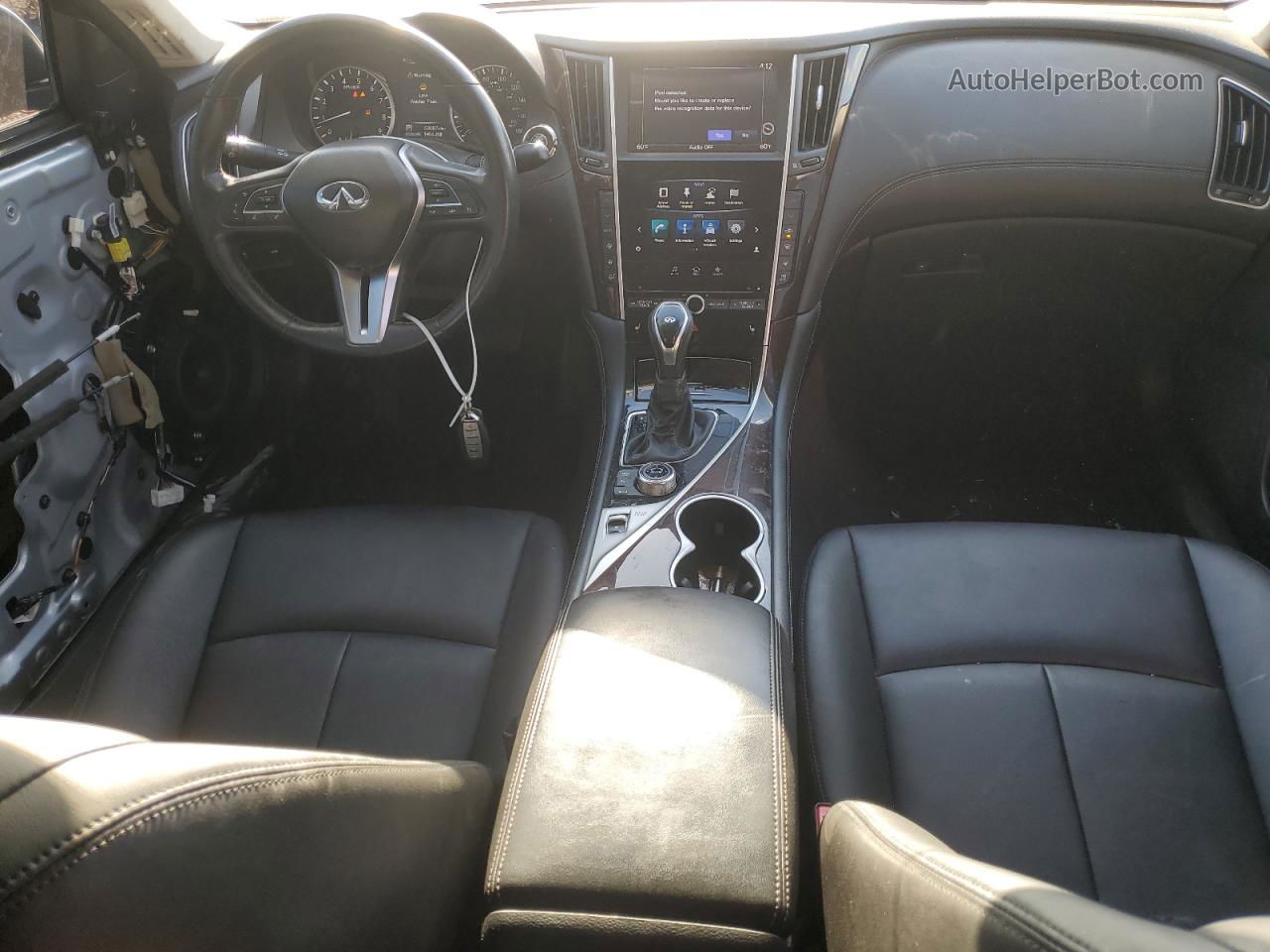 2018 Infiniti Q50 Luxe Silver vin: JN1EV7AP4JM358131