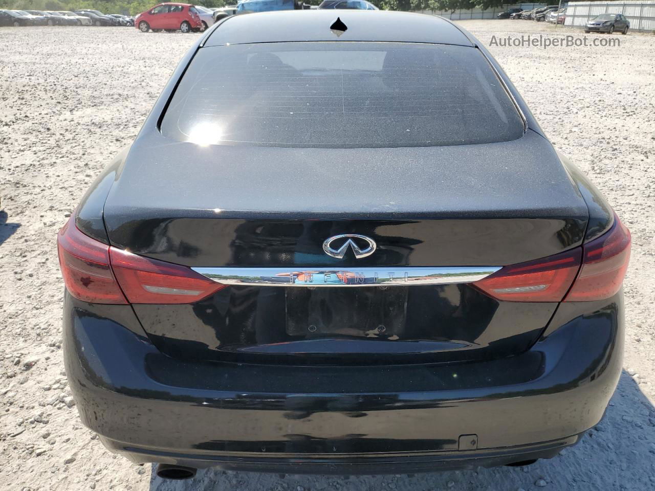 2018 Infiniti Q50 Luxe Black vin: JN1EV7AP0JM350270