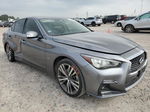 2018 Infiniti Q50 Luxe Gray vin: JN1EV7AP0JM350365