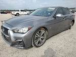 2018 Infiniti Q50 Luxe Gray vin: JN1EV7AP0JM350365