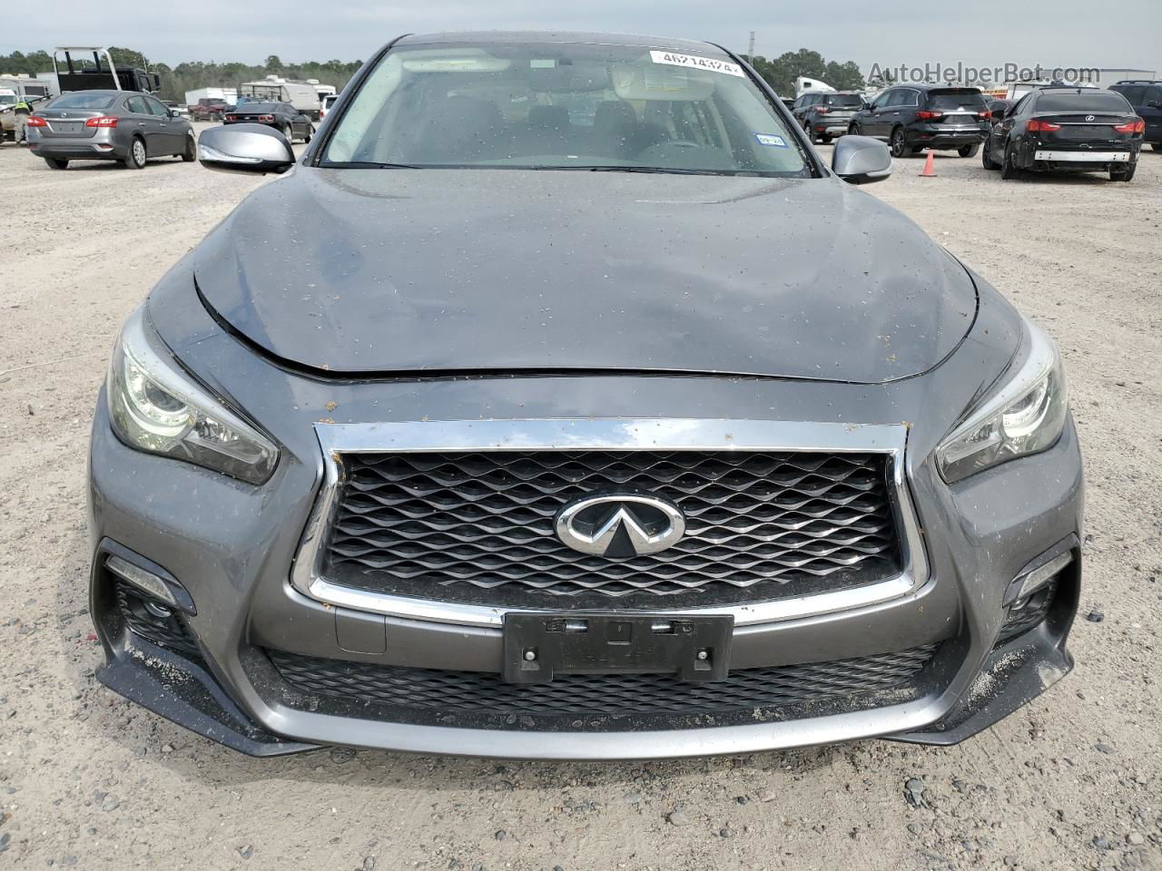 2018 Infiniti Q50 Luxe Gray vin: JN1EV7AP0JM350365